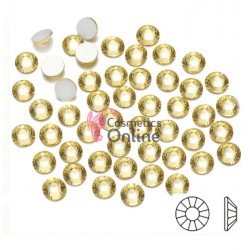 Strasuri din cristale pentru make-up, model SM020BB Auriu Light de 1,2mm